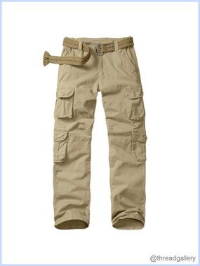 Womens Cargo Pants 10 Pockets Hiking Tactical Work Trousers
